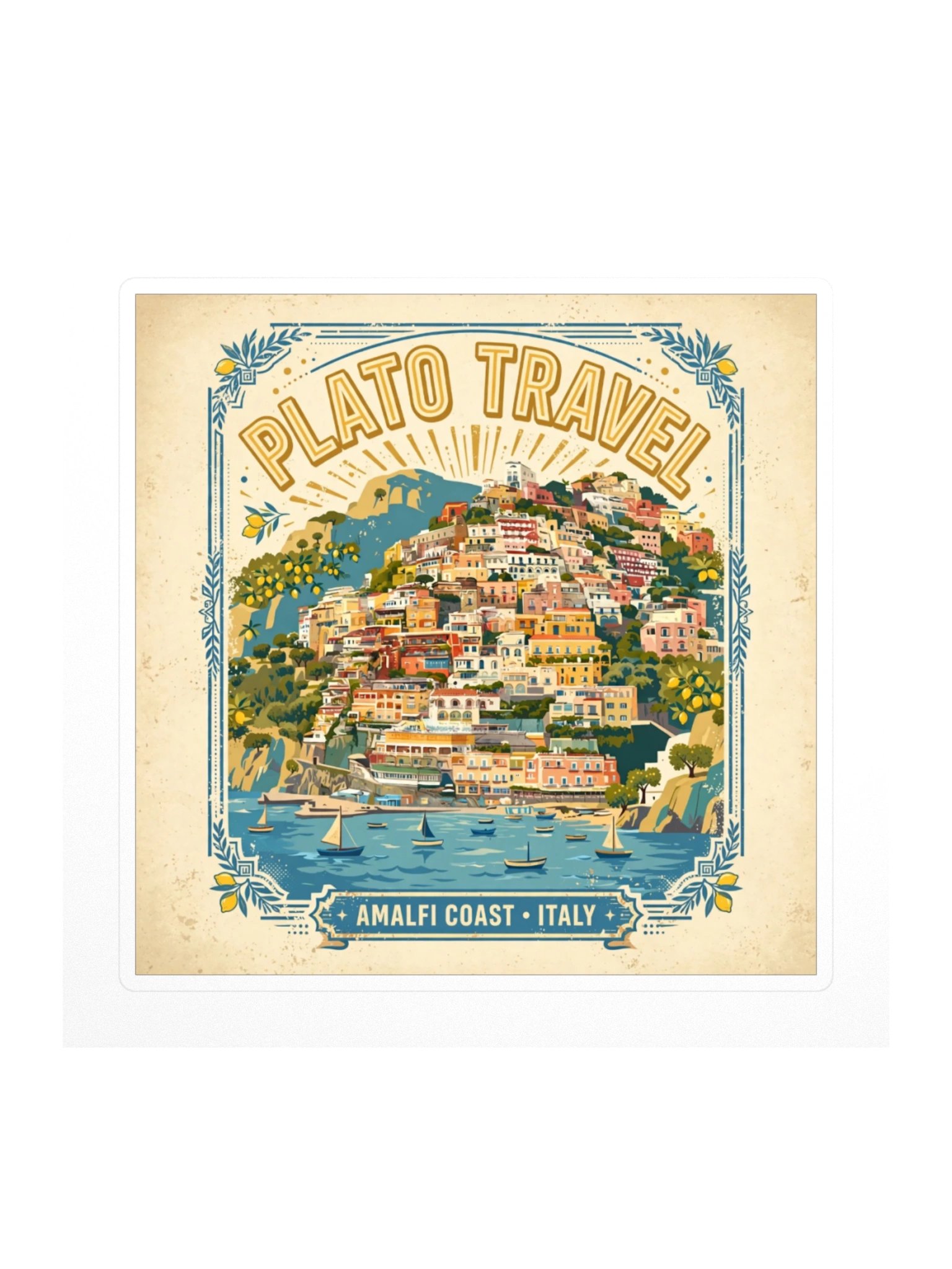 Amalfi Coast Poster Sticker product image (1)