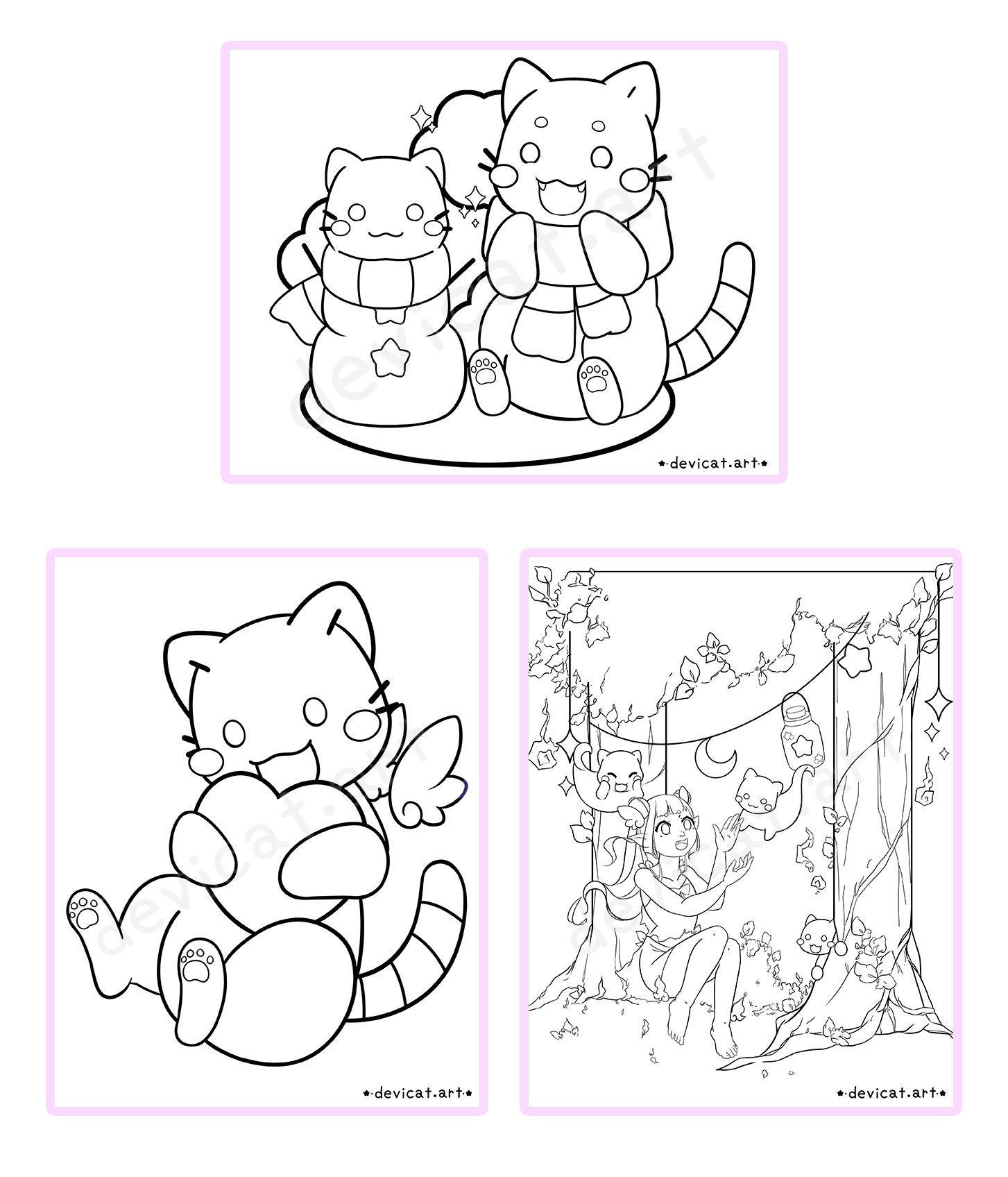 Coloring Page Bundle 6 product image (1)