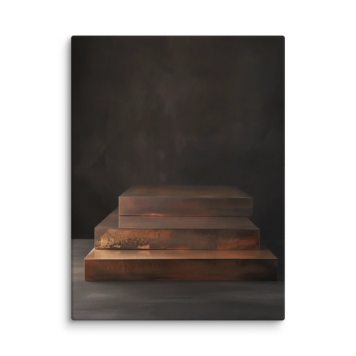 Quiet Strata — Canvas | Burnt Caramel II product image (2)