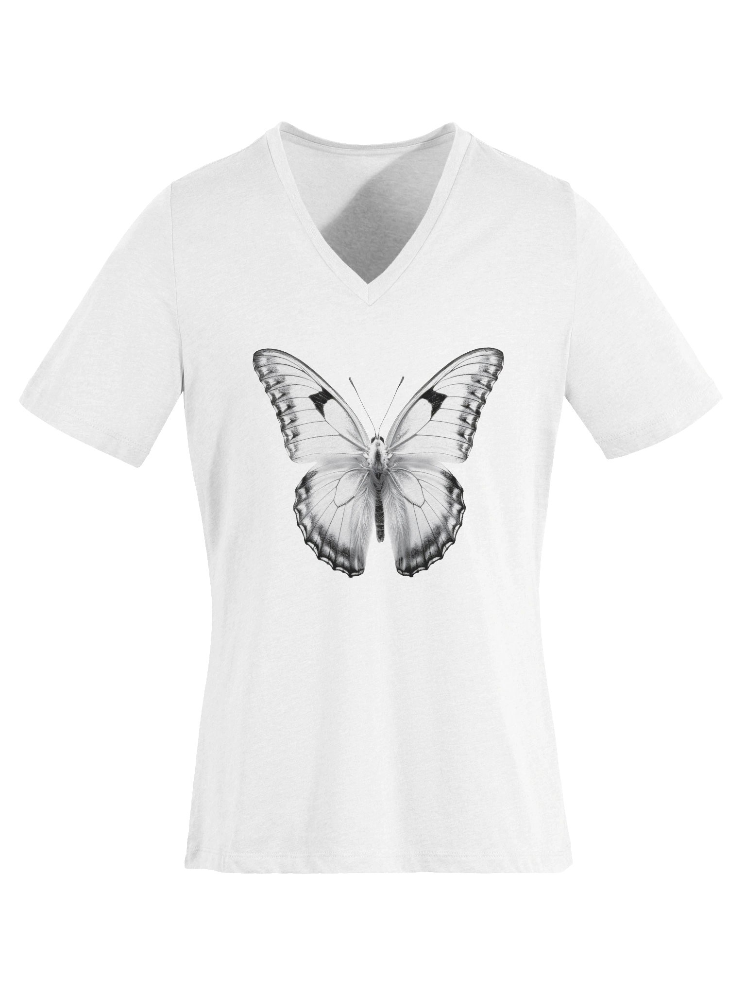 Ethereal Butterfly Relaxed V-Neck Tee product image (6)