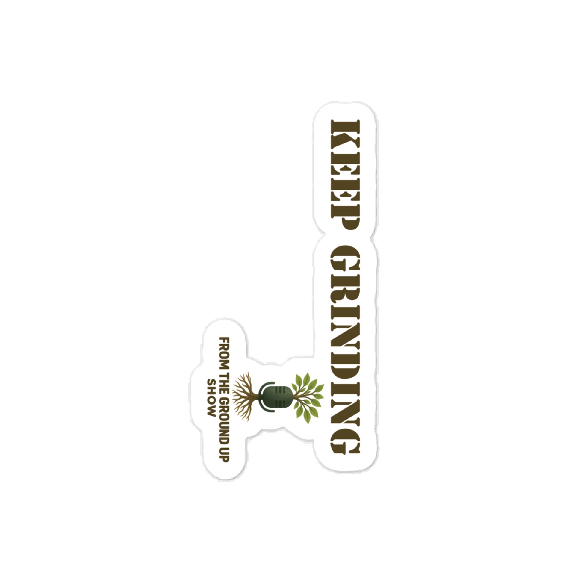 Keep Grinding Vinyl Decal product image (1)
