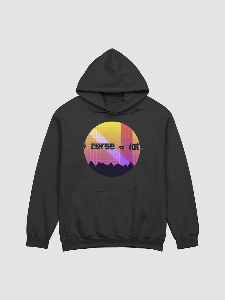 i curse a lot. Vaporwave Unisex Hoodie product image (1)