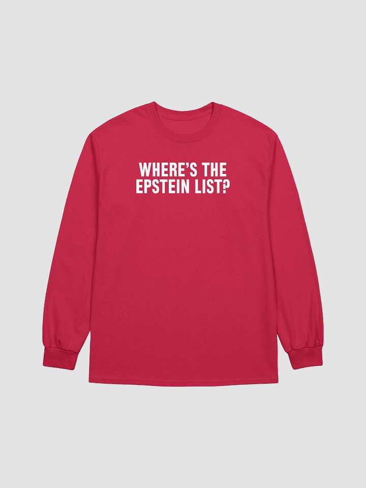 Where's the Epstein List? product image (1)