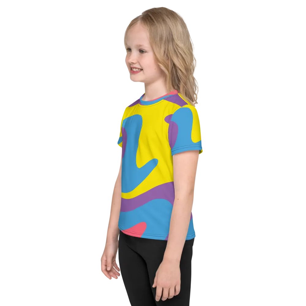 All-Over Print Kids Crew Neck T-Shirt product image (3)