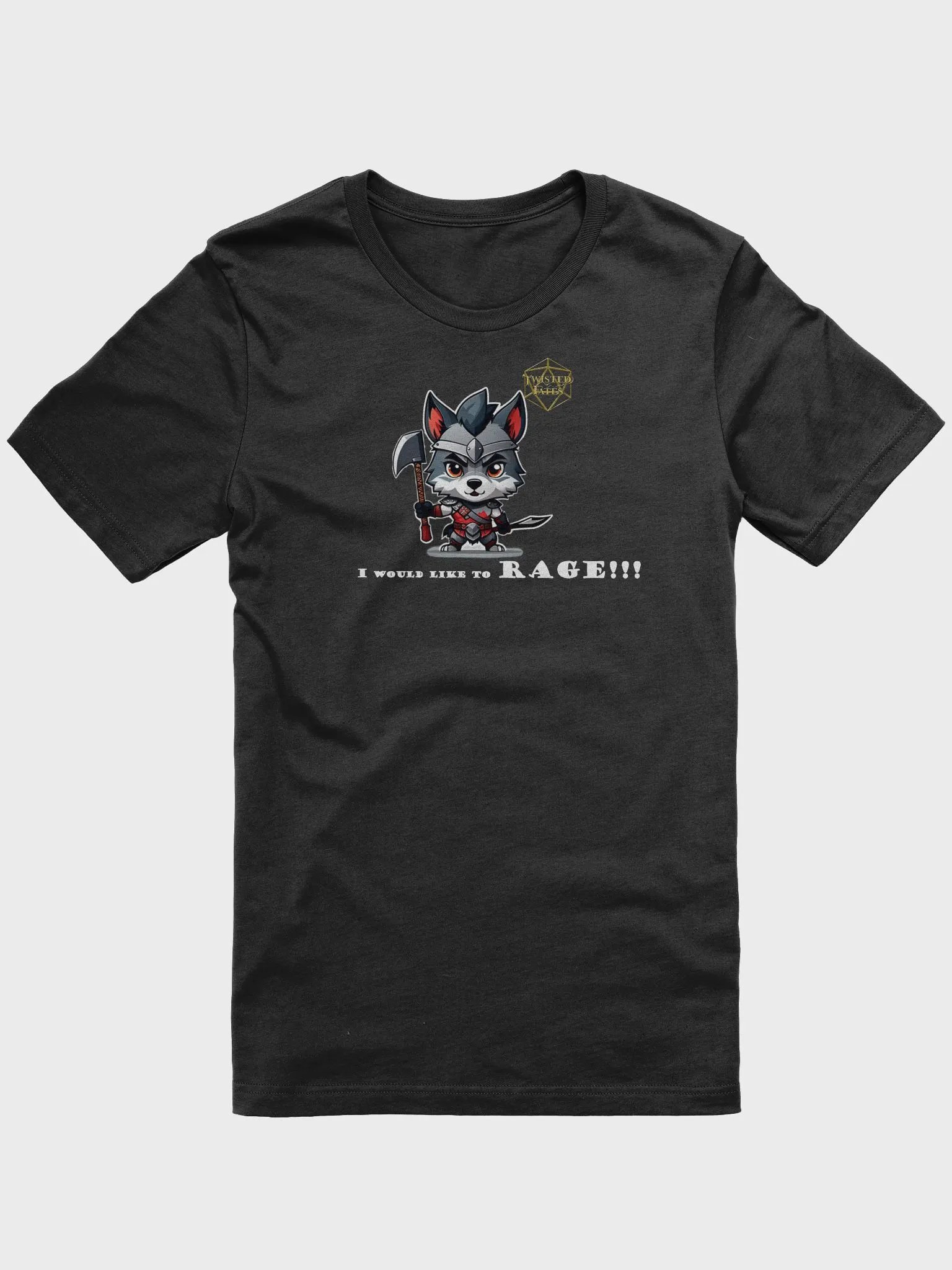 I Would Like to Rage (Dark Color Shirts) product image (3)
