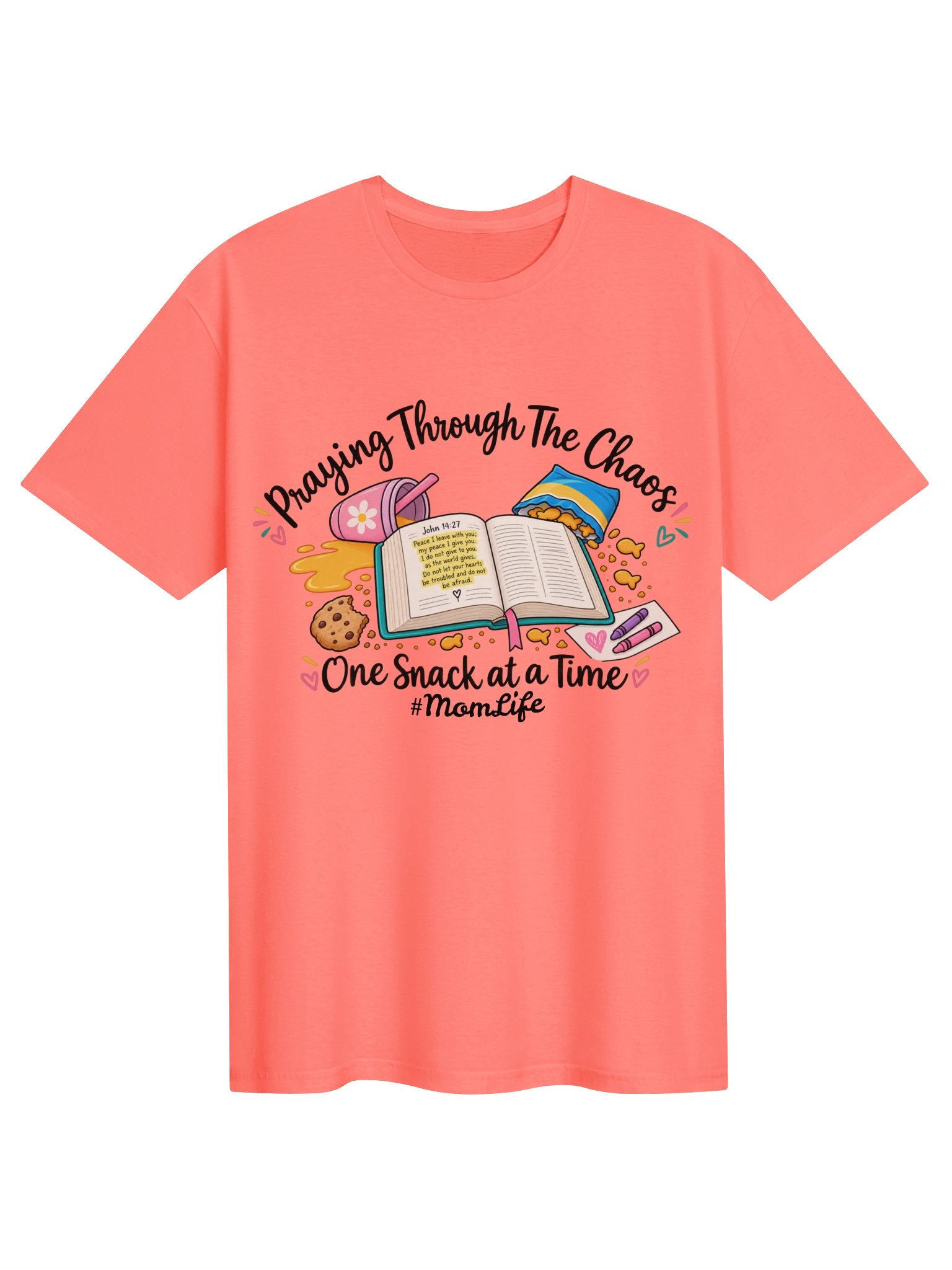 Praying Through the Chaos Tee | 1 Thessalonians 5:17 product image (121)