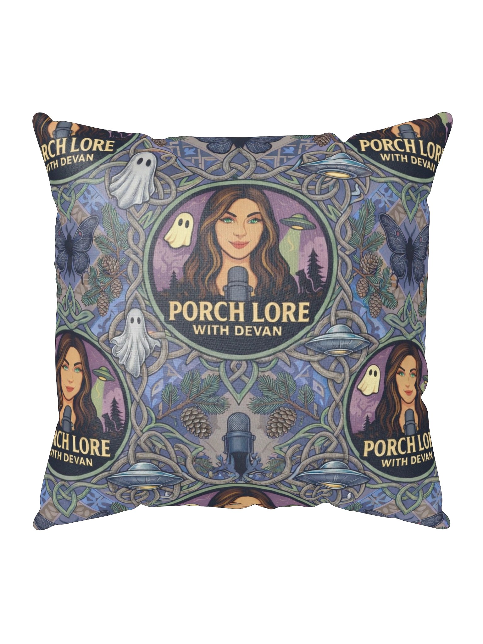 PORCH LORE DEVAN PERIWINKLE MOTH THROW PILLOW product image (9)
