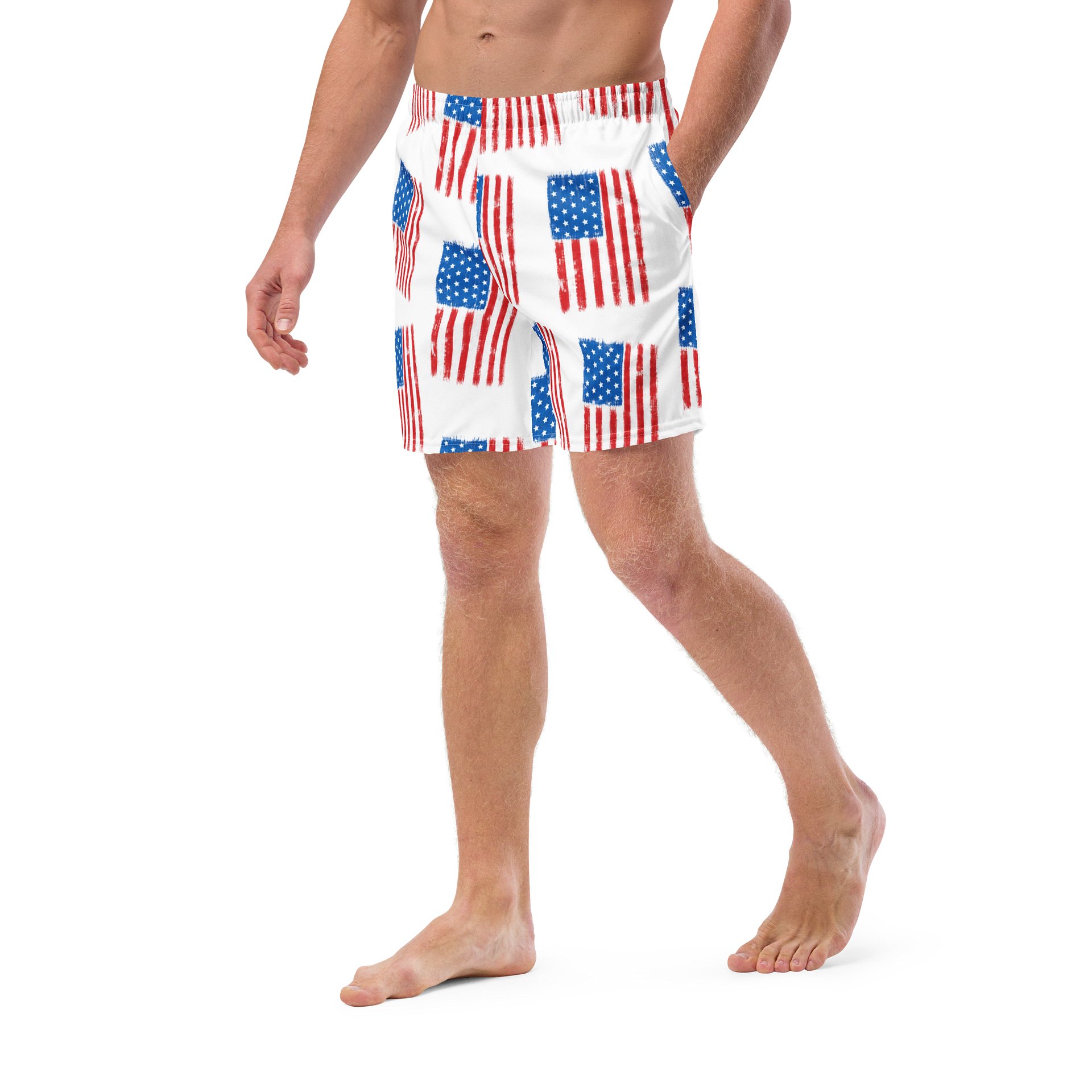 Distressed American Flag Shorts product image (5)