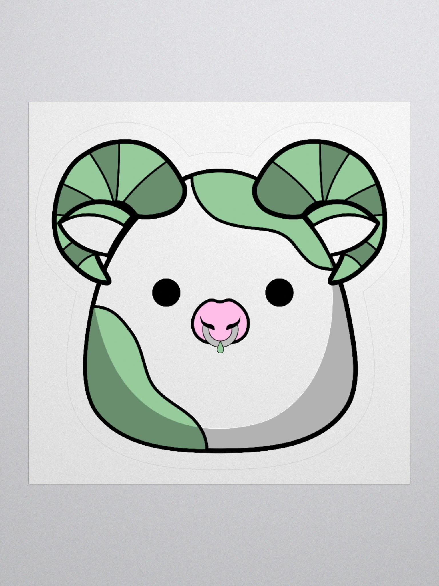 Kiss Cut Sticker - Ram Squish product image (1)