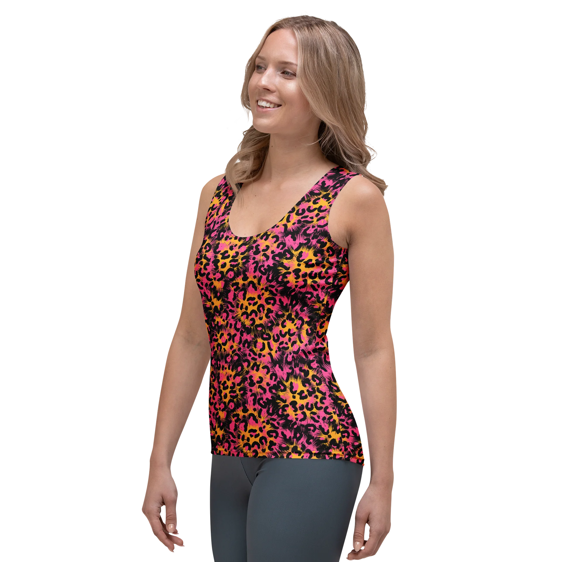 Unique Design Women's Tank Top with Animal Print Fashion product image (3)
