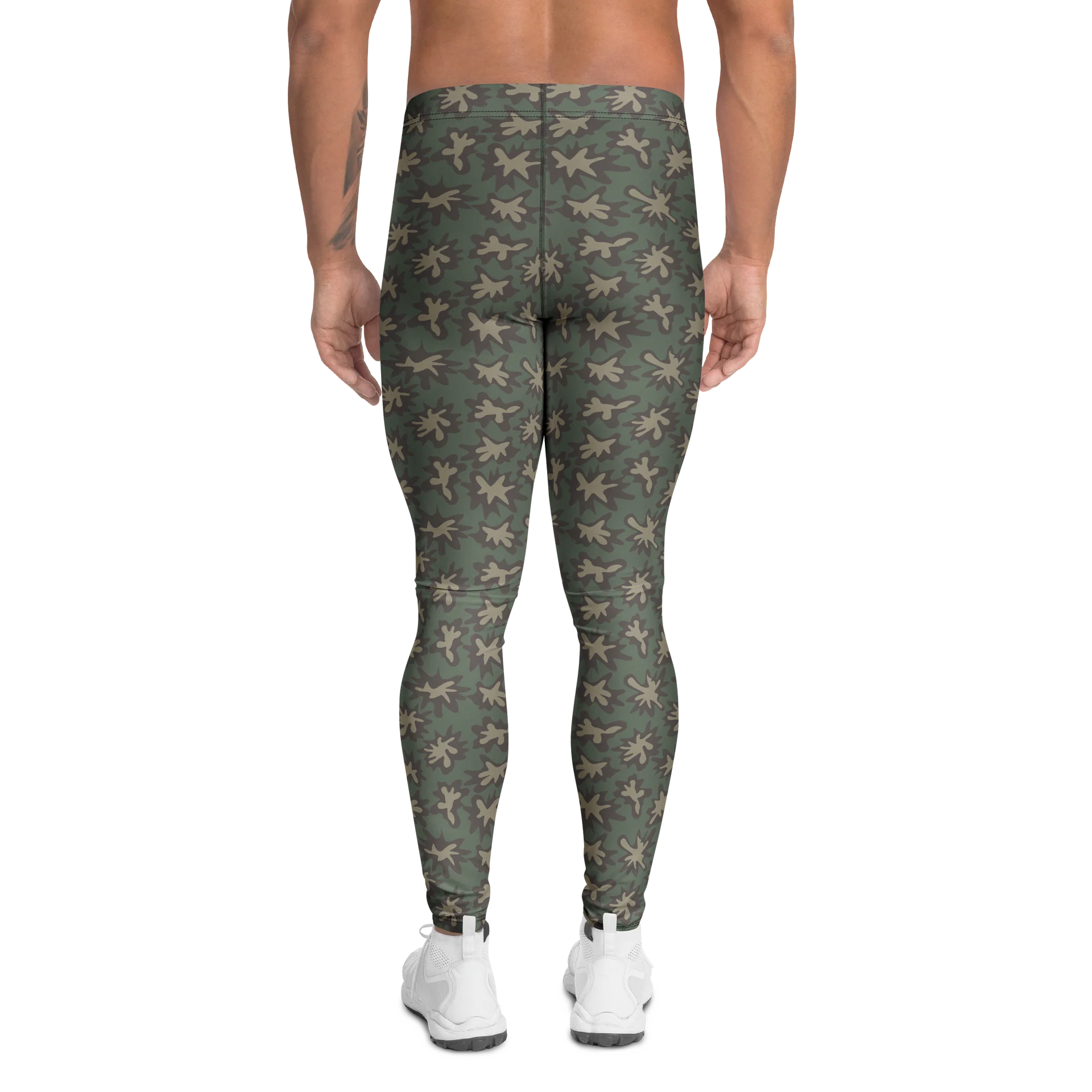Bold Camo Splash Men's Leggings for Active Wear product image (2)