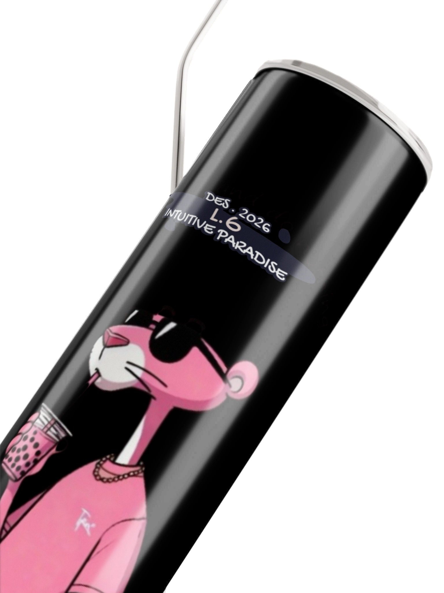 Sassy Panther Stainless Steel Tumbler product image (4)