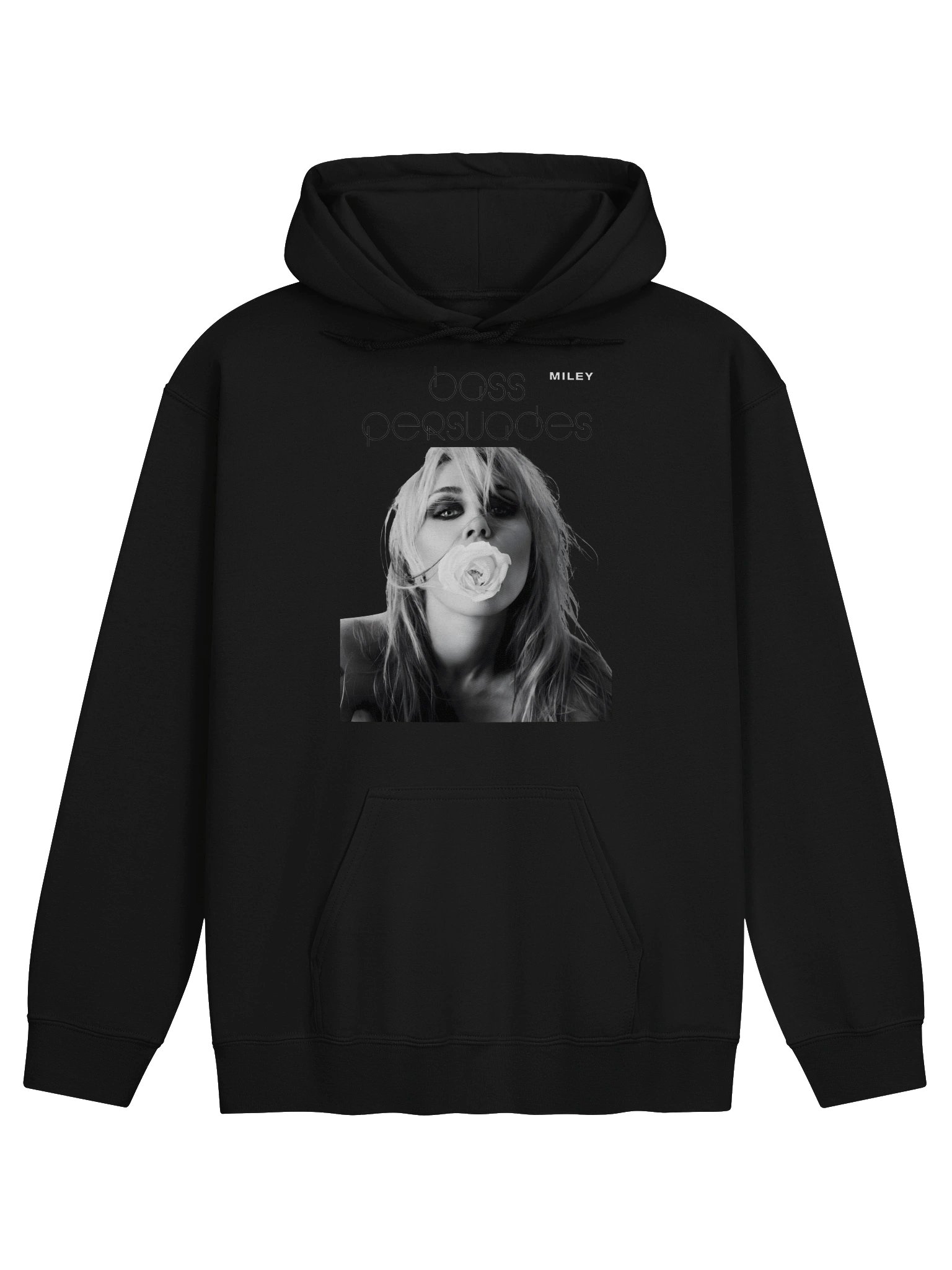 Bass Persuades Miley Cyrus Album Hoodie product image (1)