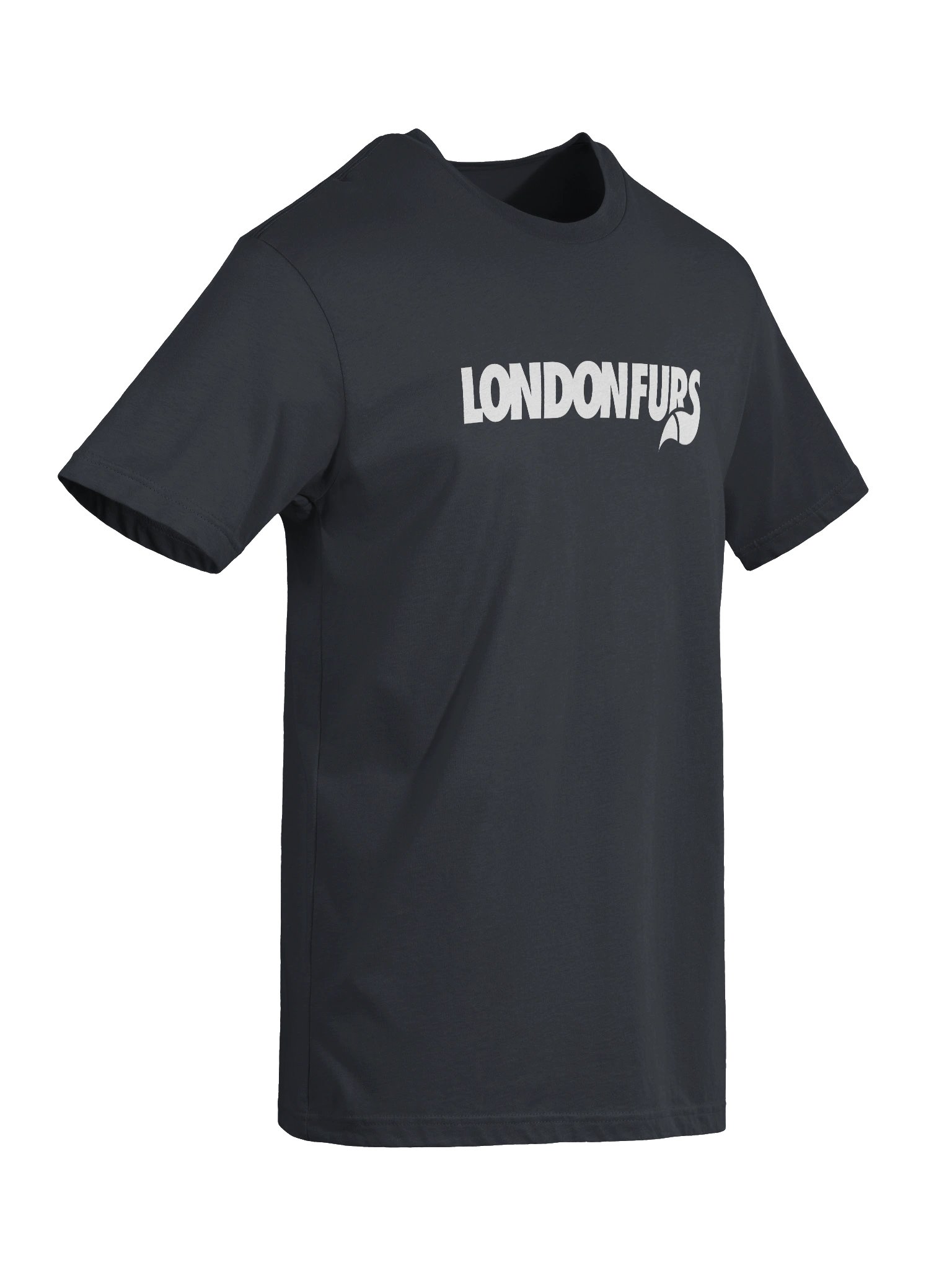 LondonFurs Logo - White - T-shirt product image (6)
