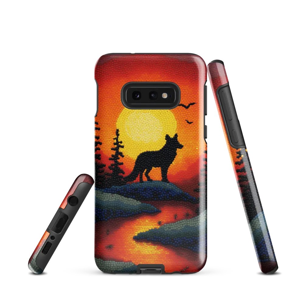 Wild Sunset Wolf Samsung® Tough Case product image (2)