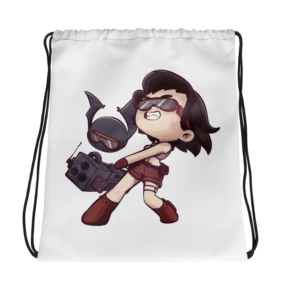 She & Her Pet | Drawstring Bag product image (1)