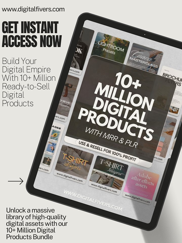 10+ Million Digital Products Ultimate Bundle product image (2)