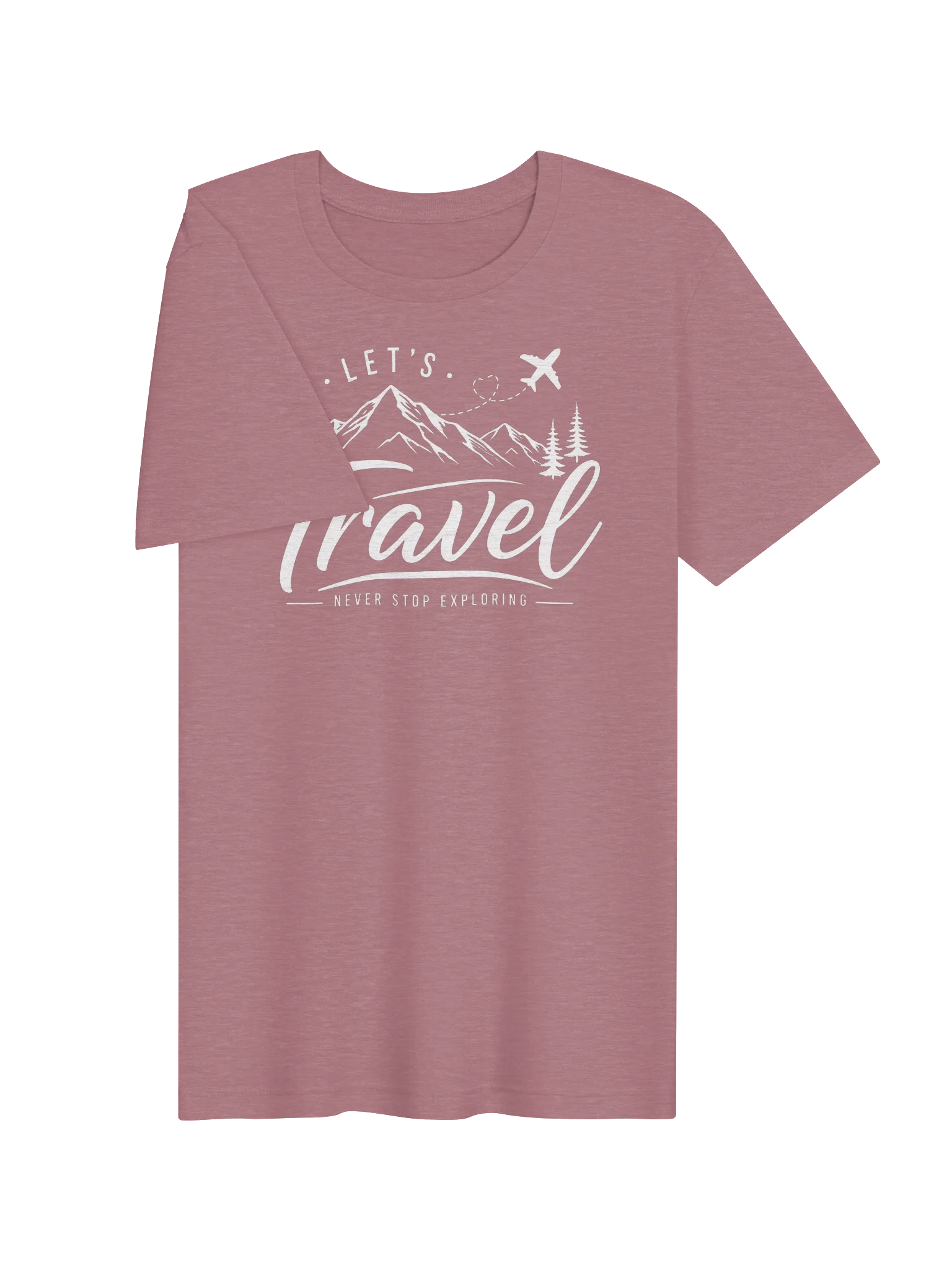 Let’s Travel Never Stop Exploring Tee product image (3)