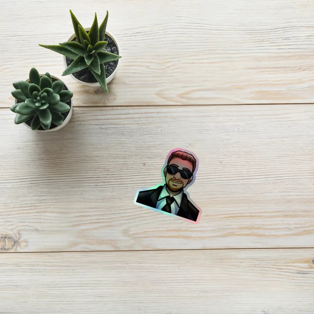 Sharp Dapper Holographic Sticker Set product image (10)
