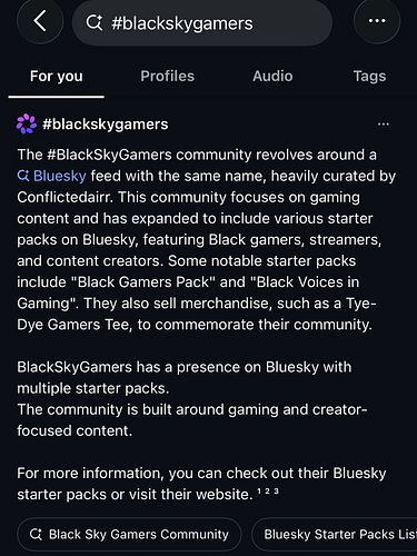 As you all may not know BlackSkyGamers started off as a custom feed/algorithm on Bluesky with a mission to:

Uplift Black voi...