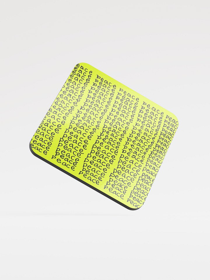 Peace 2 Coaster (Yellow) product image (1)