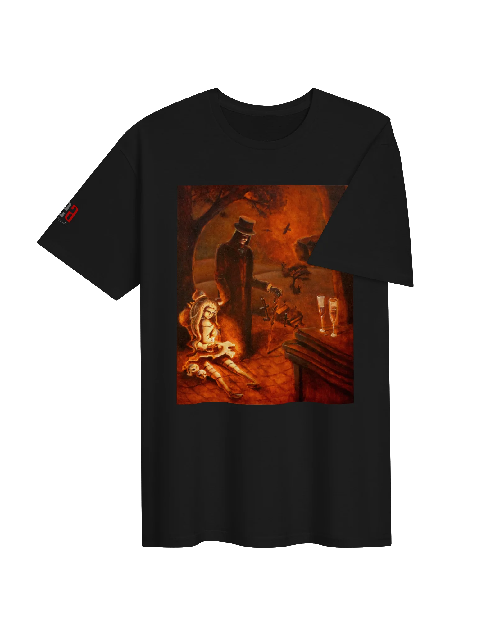 Gothic Wedding T-shirt product image (4)