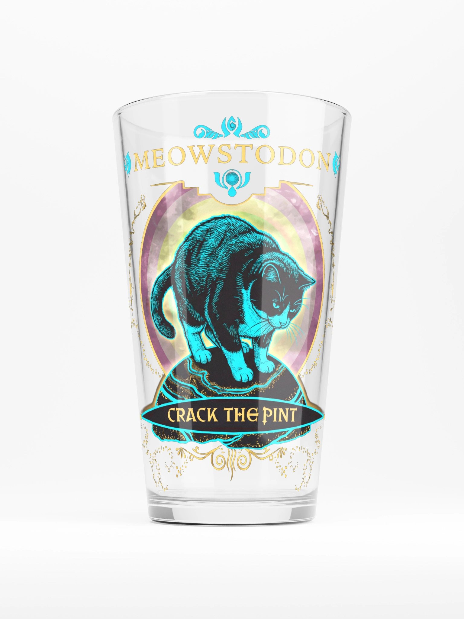 Burzik Meowstodon Crack The Pint Glass product image (1)