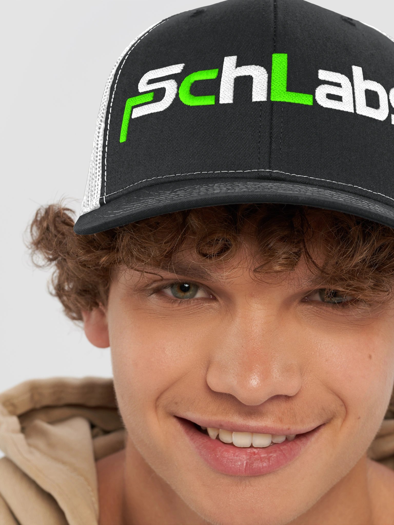SchLabs Signature Trucker — Green & White product image (8)