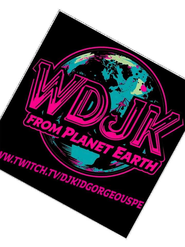 WDJK Radio square sticker product image (4)