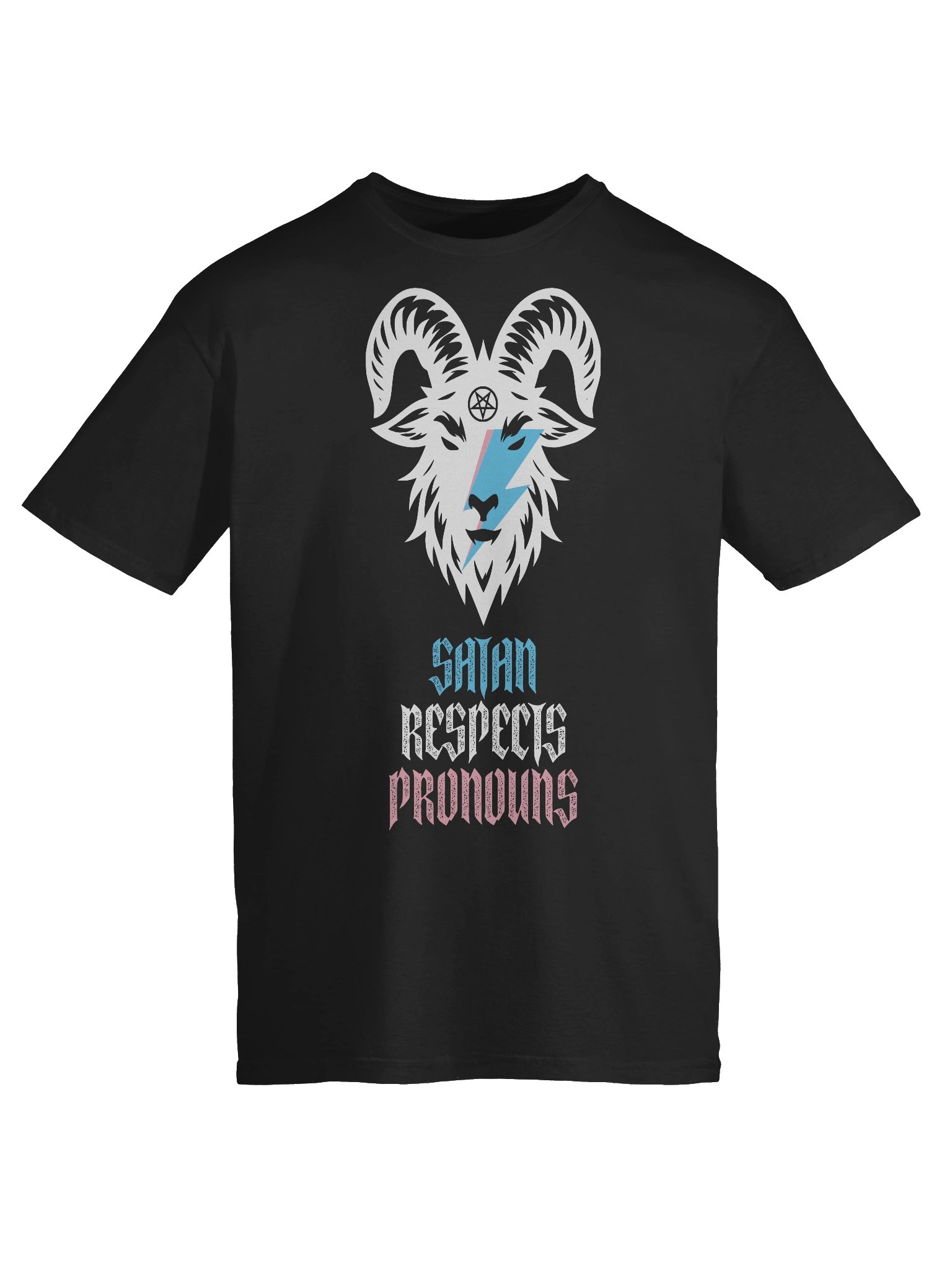 Satan Respects Pronouns Tee product image (9)