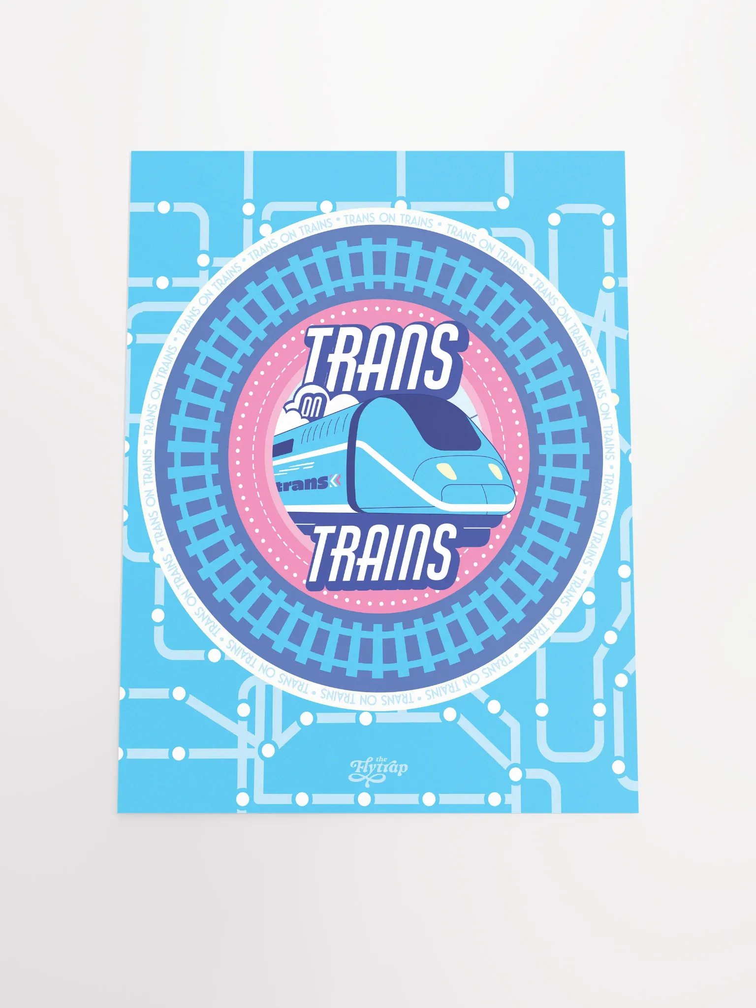 Trans on Trains 12x16 poster product image (4)