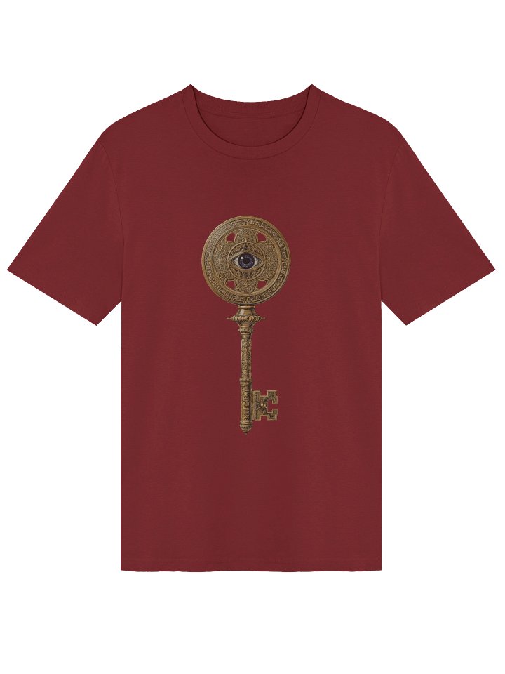 The Gatekeeper’s Key – Burgundy Eternal Archive Edition (Front & Back Print) product image (1)