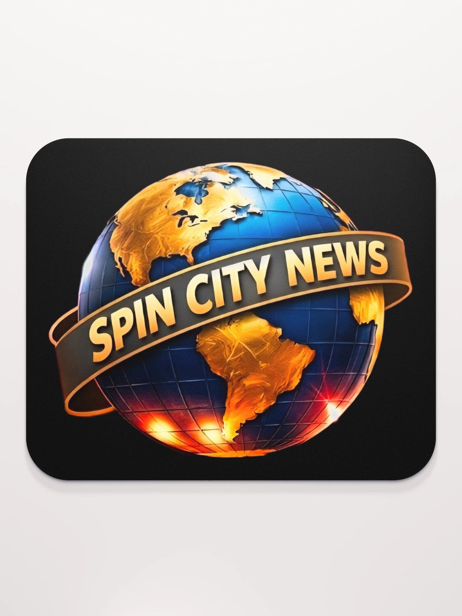 Spin City News Globe Mouse Pad product image (2)