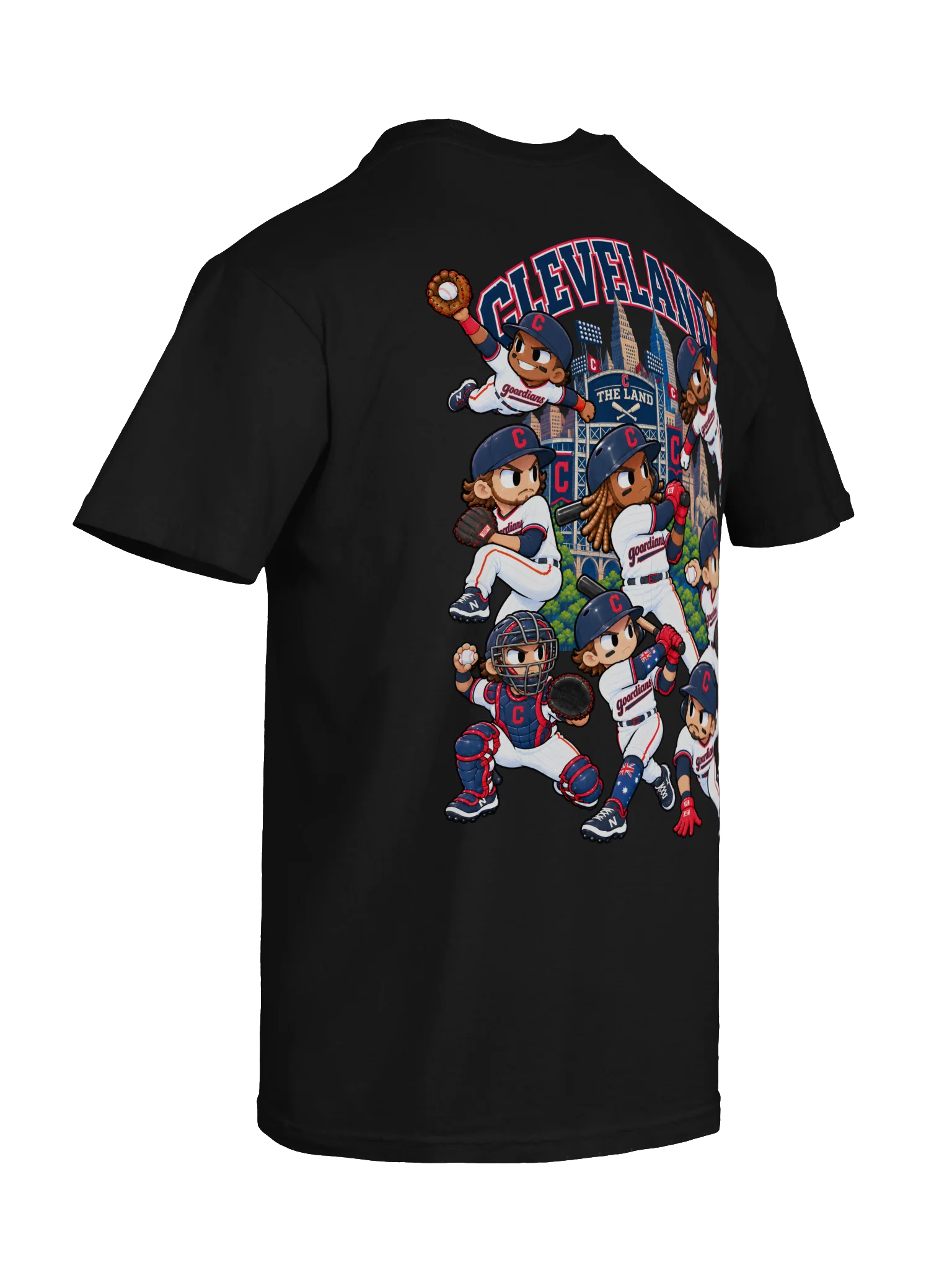 Cleveland Baseball 2026 "Postseason" Animated Player Back Print T-Shirt product image (12)