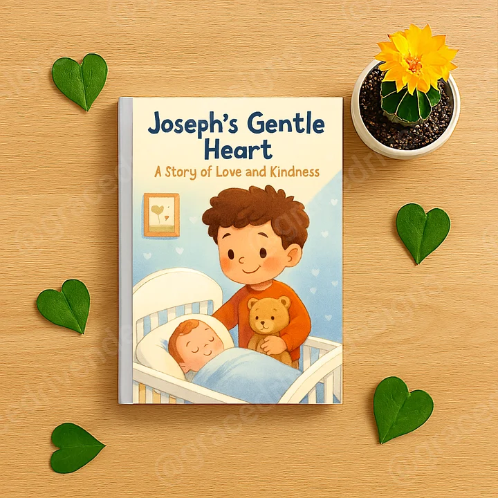 Joseph’s Gentle Heart | Children's Digital Storybook PDF | Printable eBook | Instant Download | 20 Pages | Kids' Storybook + Freebies product image (1)