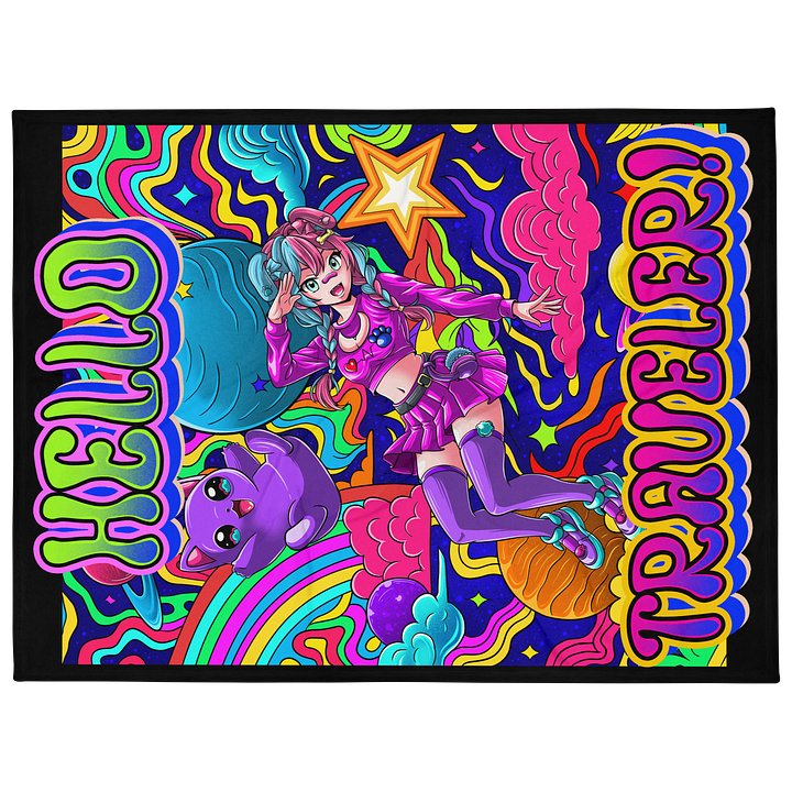 Hello Traveler! Throw Blanket product image (1)