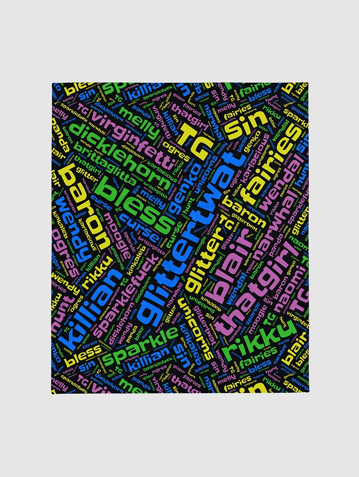 Glitterary Throw Blanket product image (1)