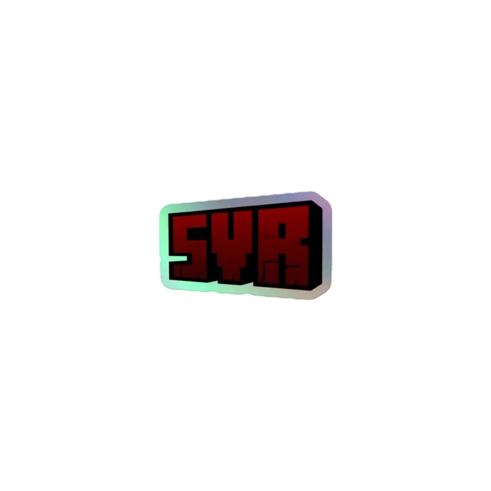 SVR Holo Logo Sticker product image (1)