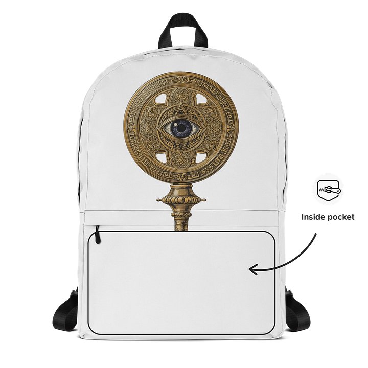 The Gatekeeper’s Key All-Over Print Backpack | 15″ Laptop Compartment product image (2)