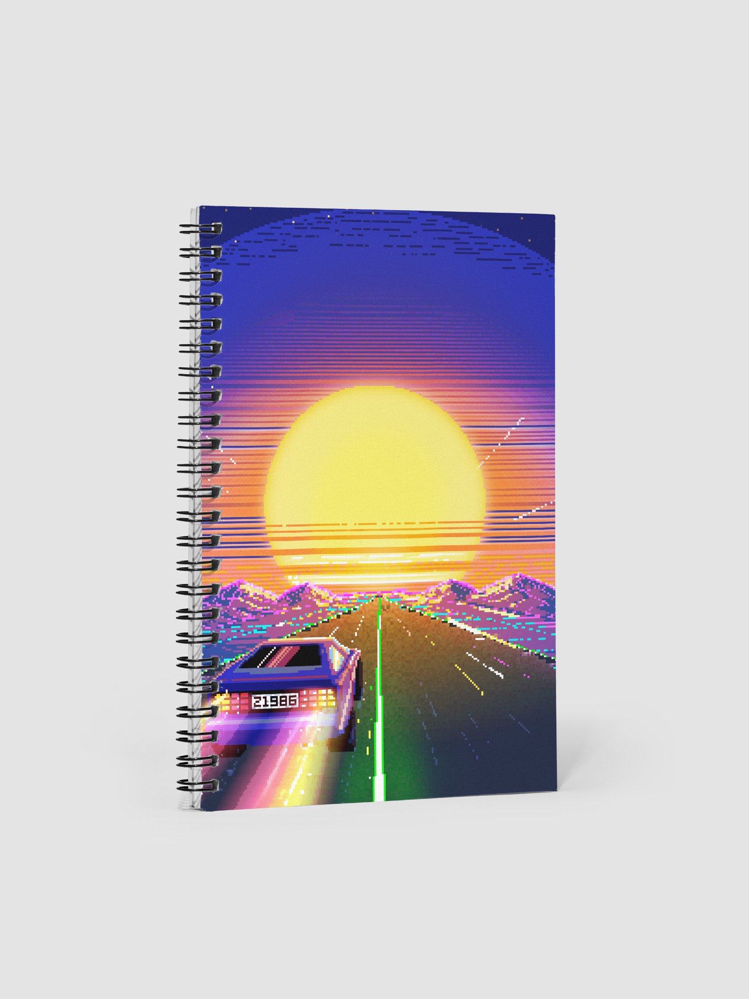 Synth City - Sunset - Notebook product image (1)