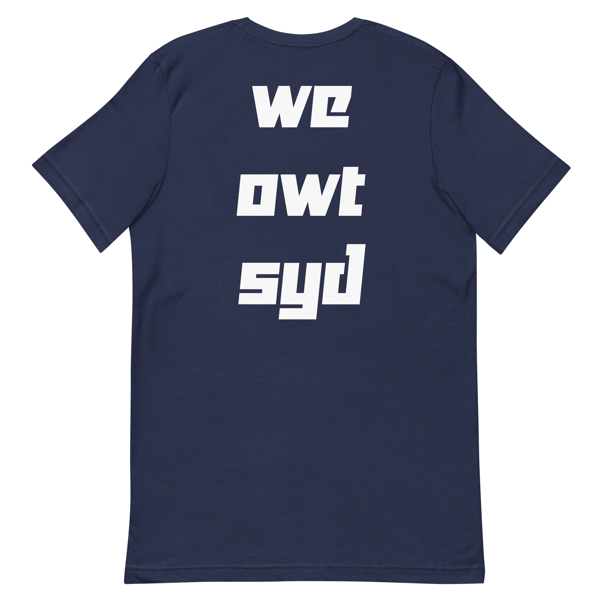 WeOwtsyd Premium T-Shirt - Chest Logo - Navy product image (6)