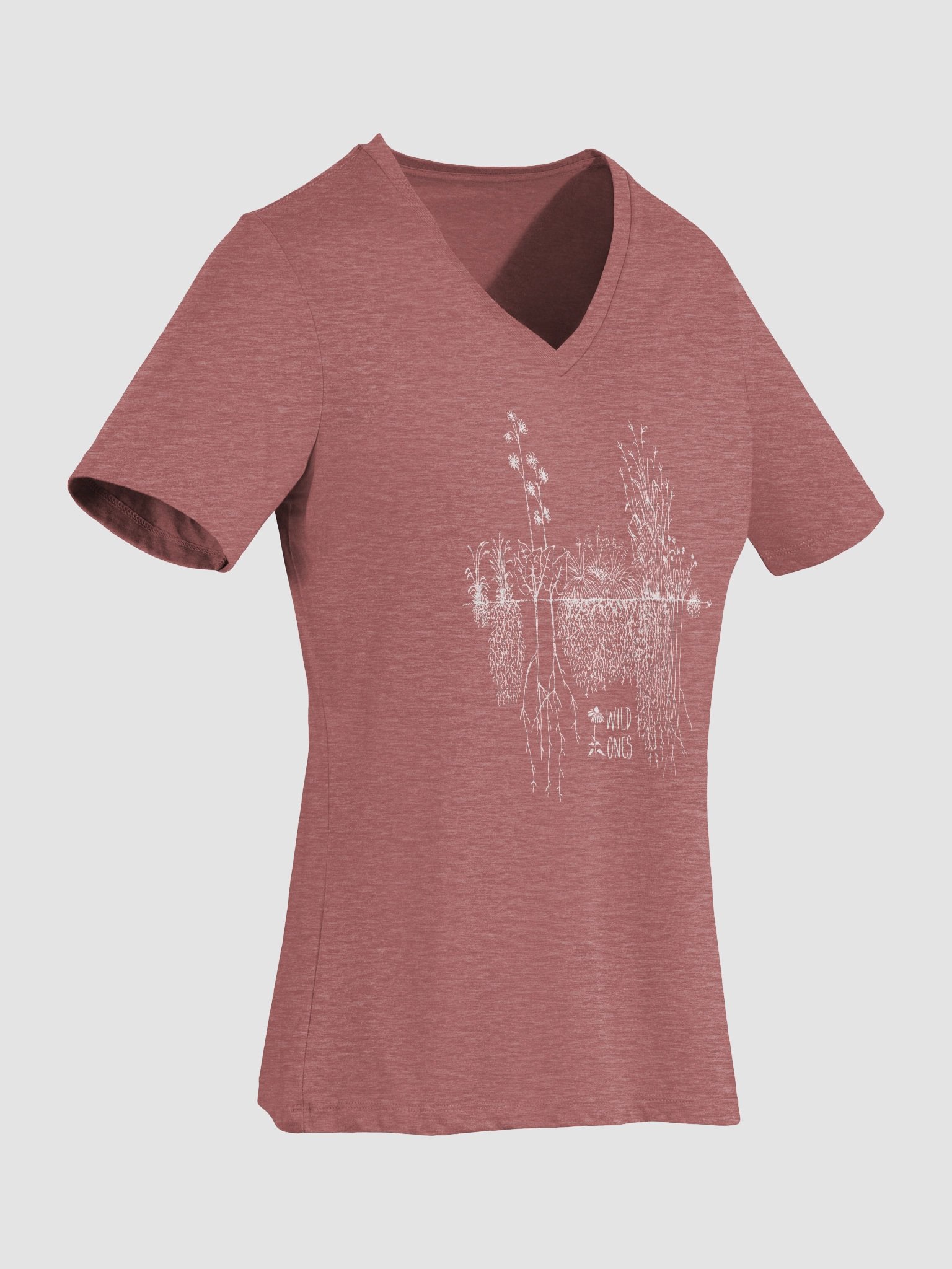 Deep Roots (Women's Relaxed V-Neck T-Shirt) product image (17)