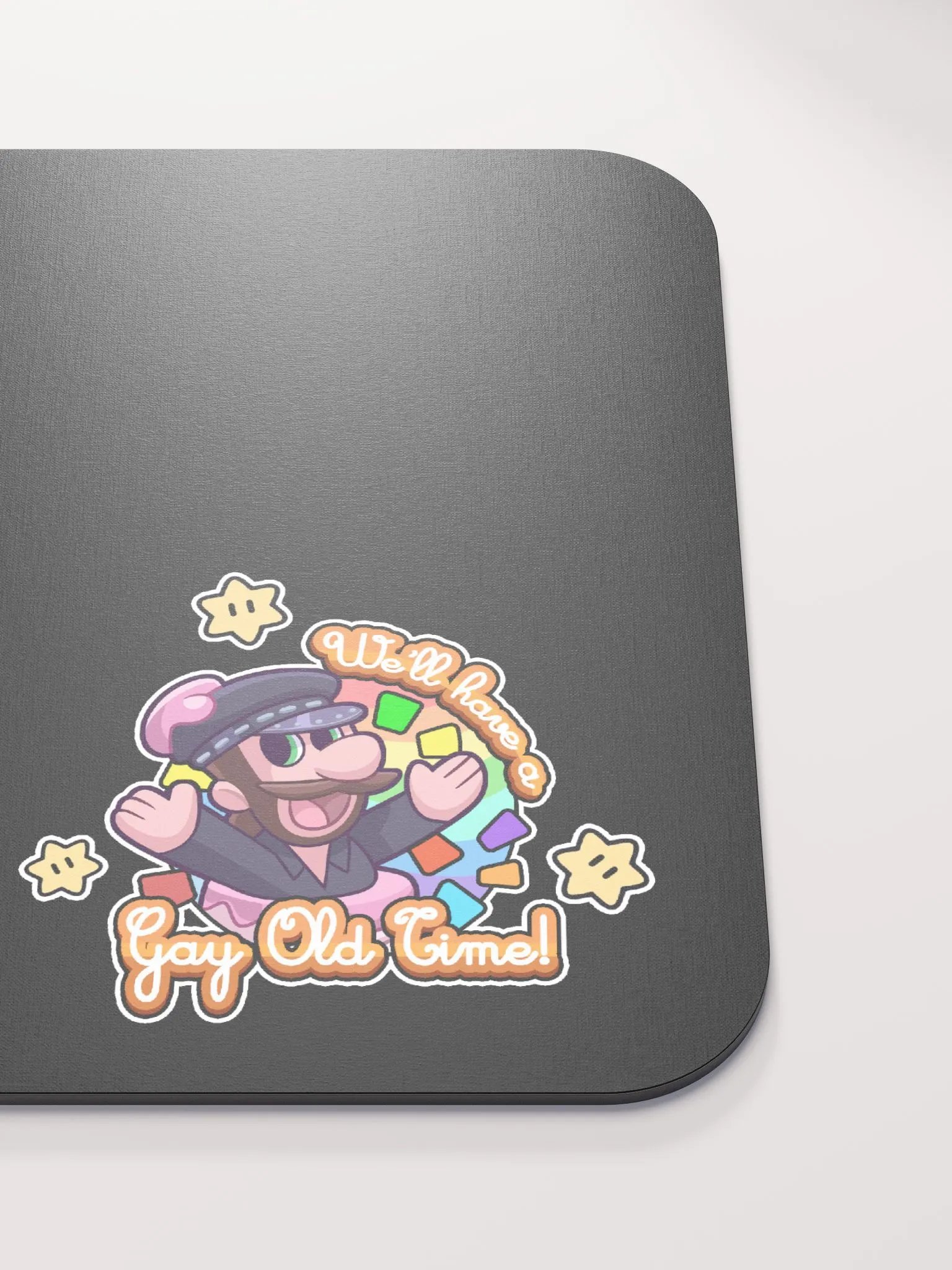Gay Old Time - Black Mousepad (small) product image (5)
