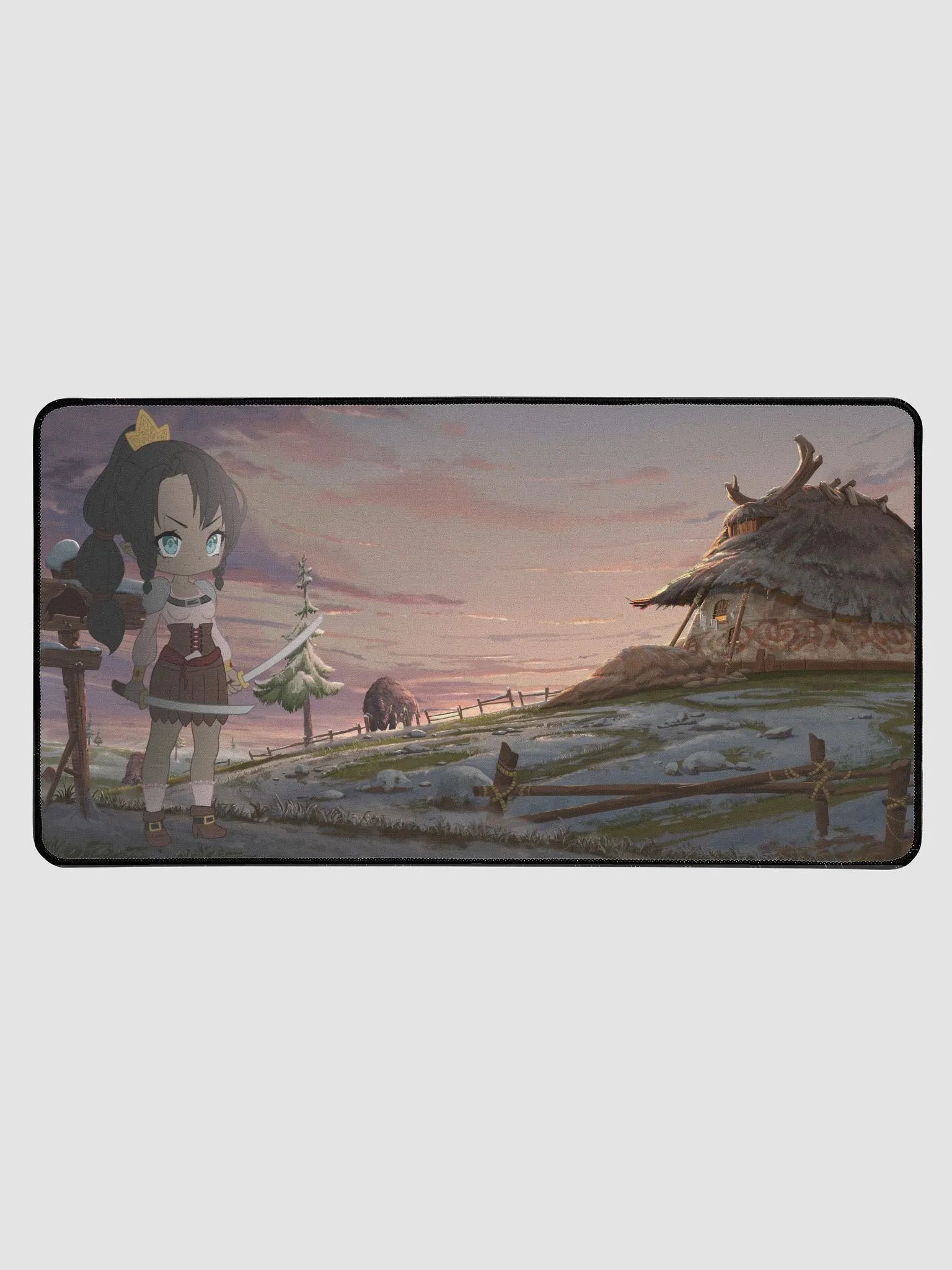 Magic: The Geek-ening Swordswoman Desk Mat product image (1)
