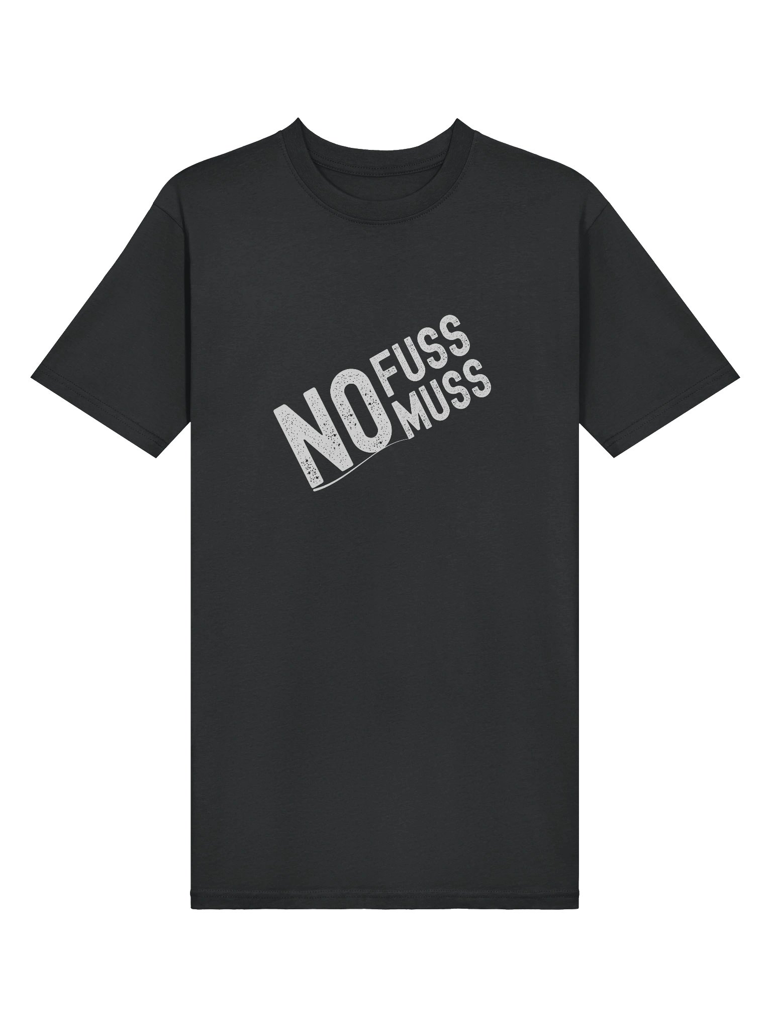 Premium Minimalist Tee | No Fuss No Muss Graphic | Cotton Heritage Structured Fit product image (3)