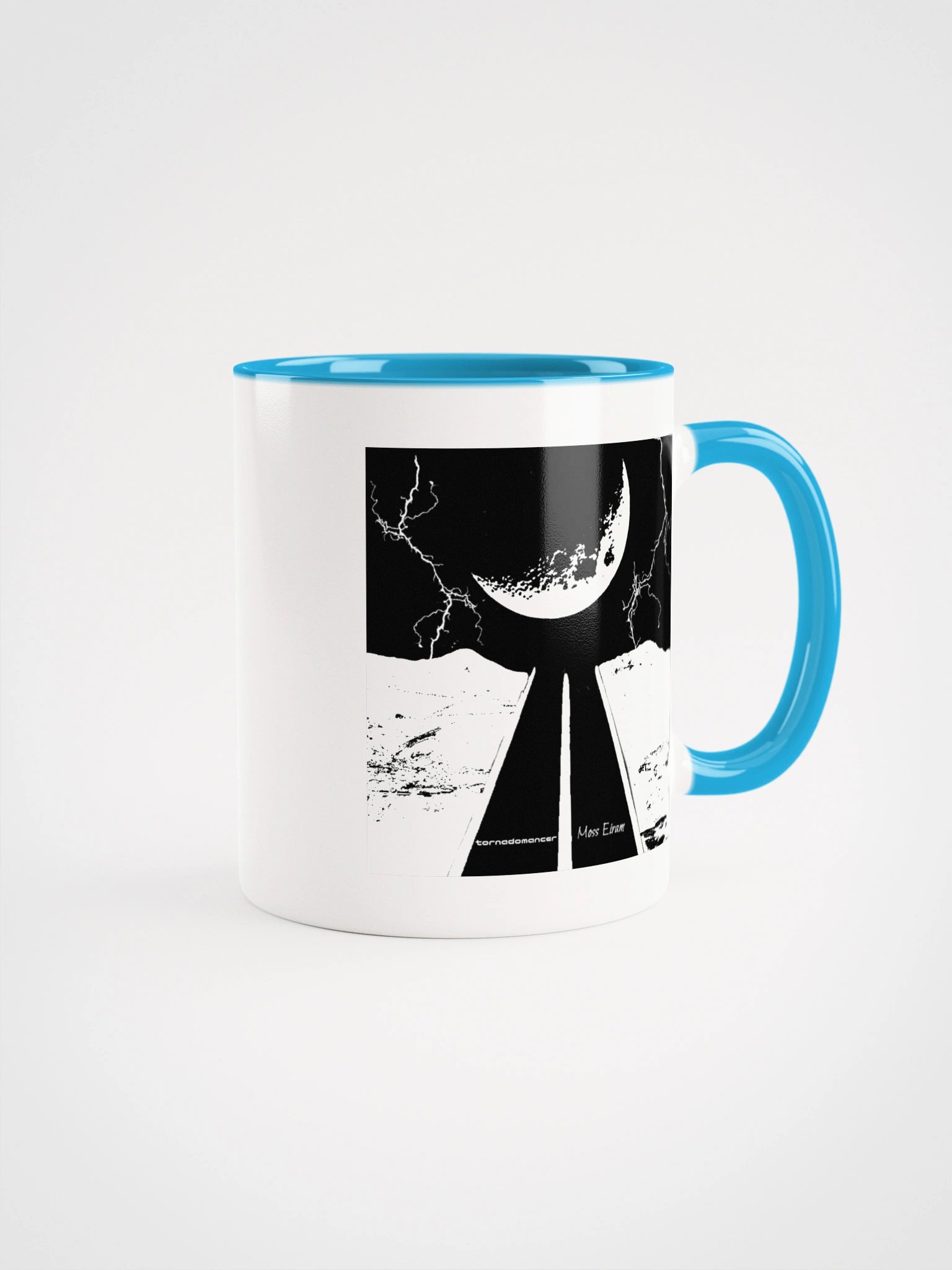 Tornadomancer Ceramic Mug (Black & White Logo) product image (1)