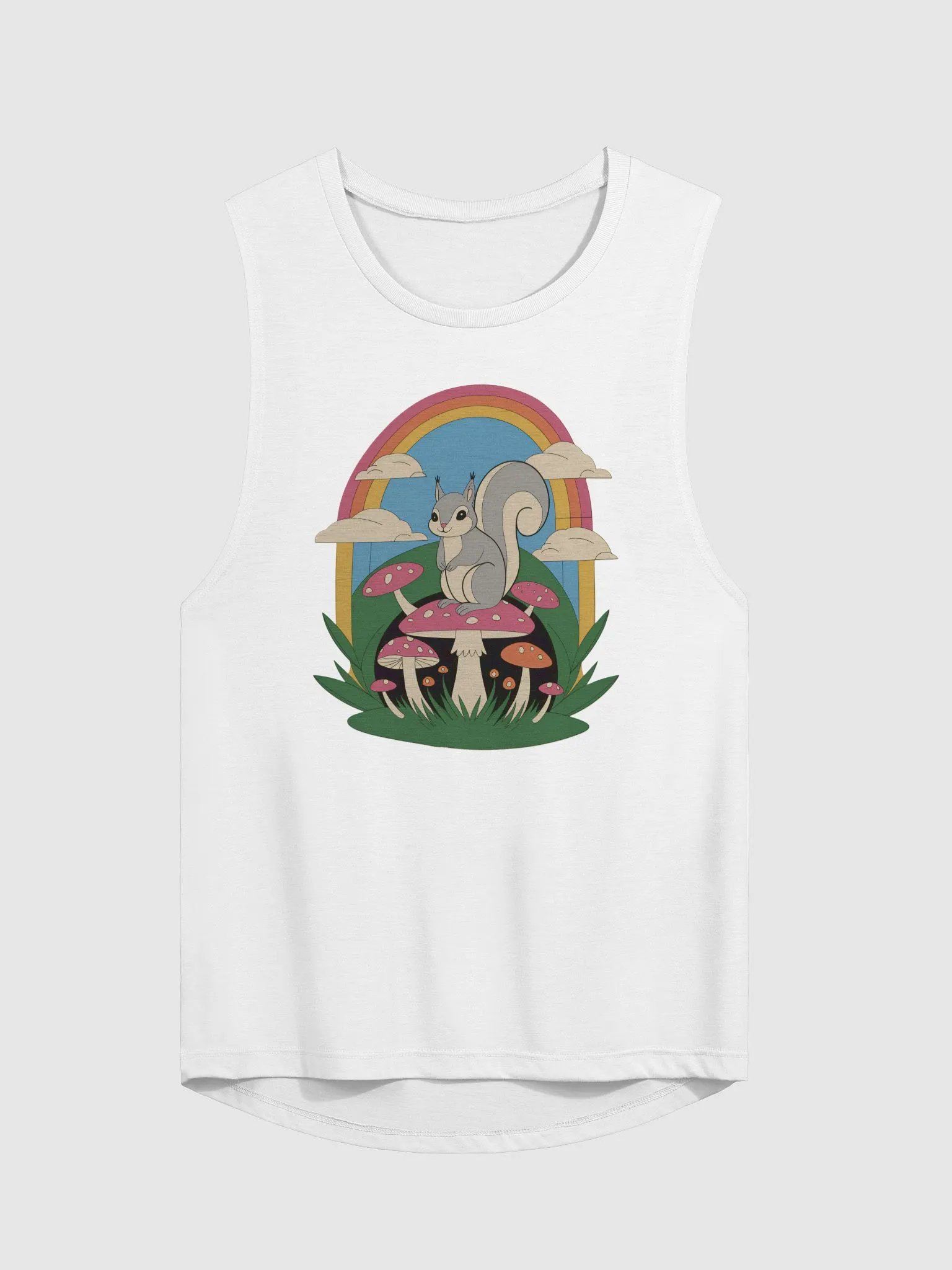 Rainbow Squirrel Flowy Tank product image (1)