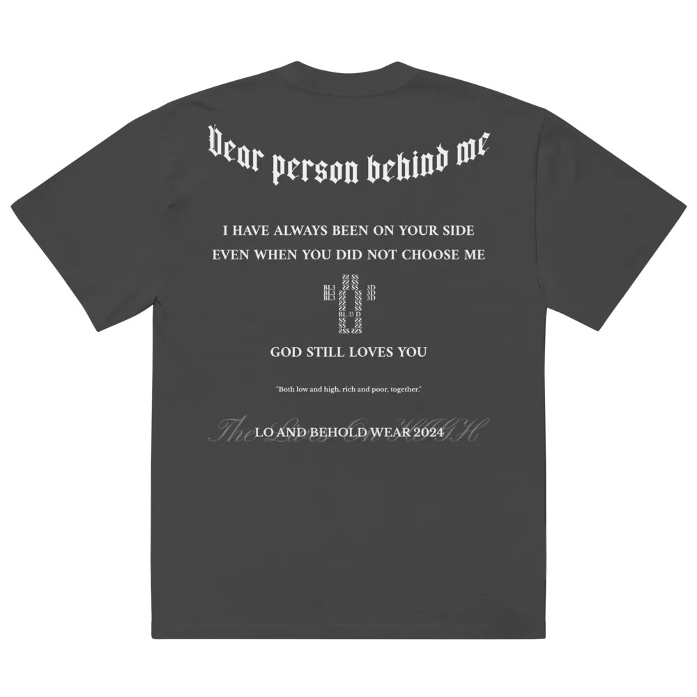 The Lives On HIGH | God's Love | UNISEX OVERSIZED Tee product image (2)