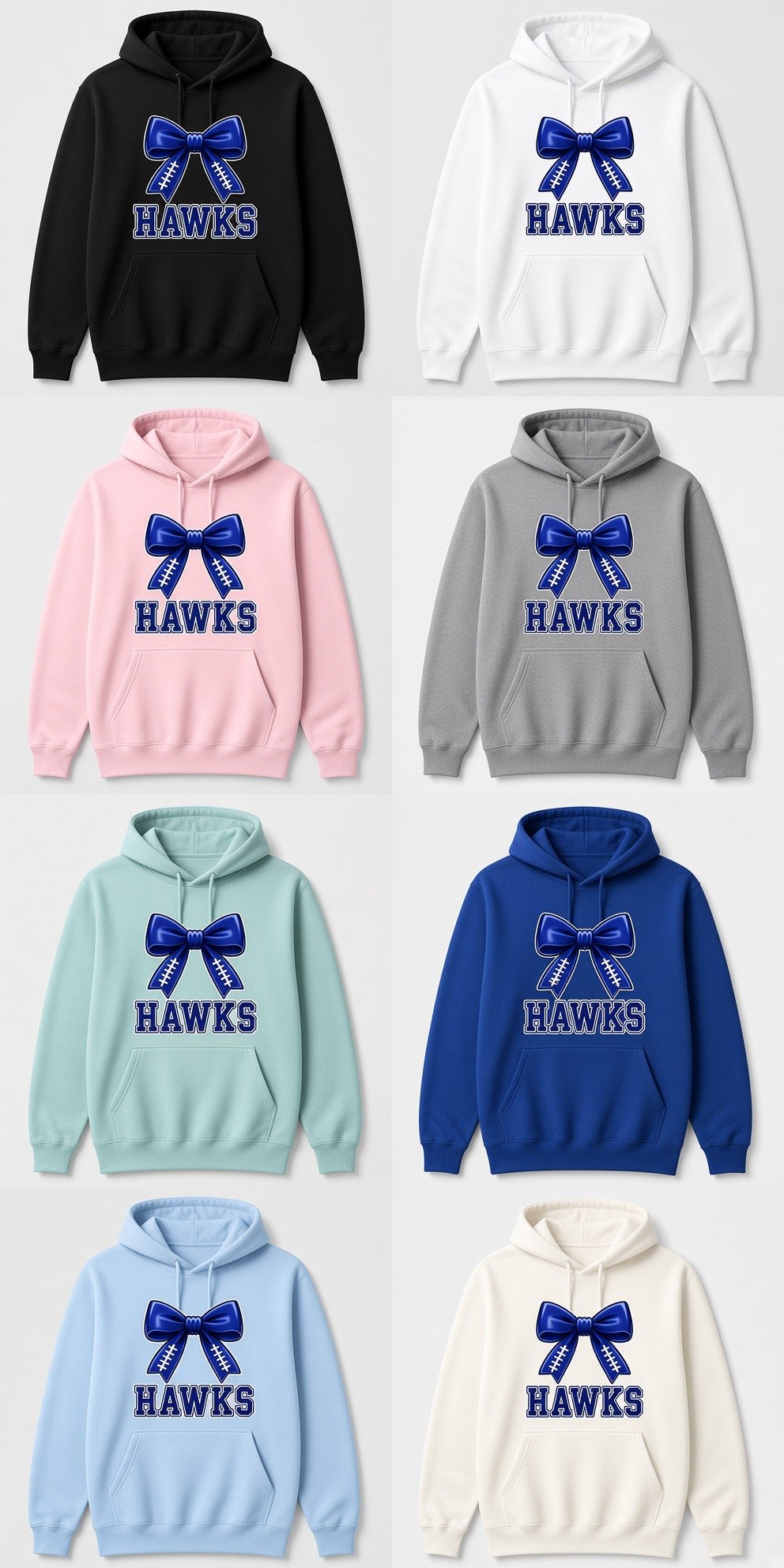 Football Bow Hoodie product image (5)