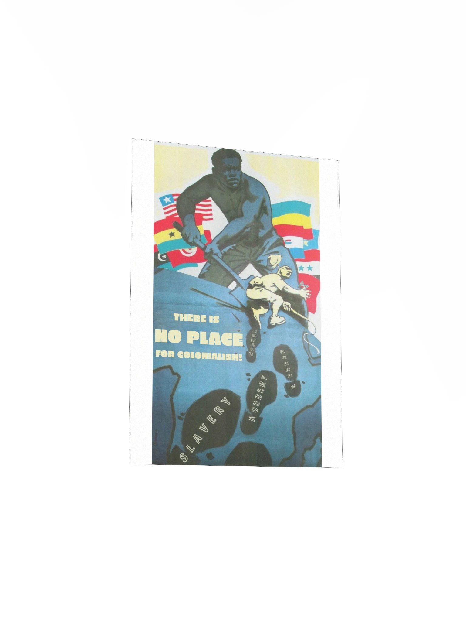 There is no place for colonialism poster product image (9)